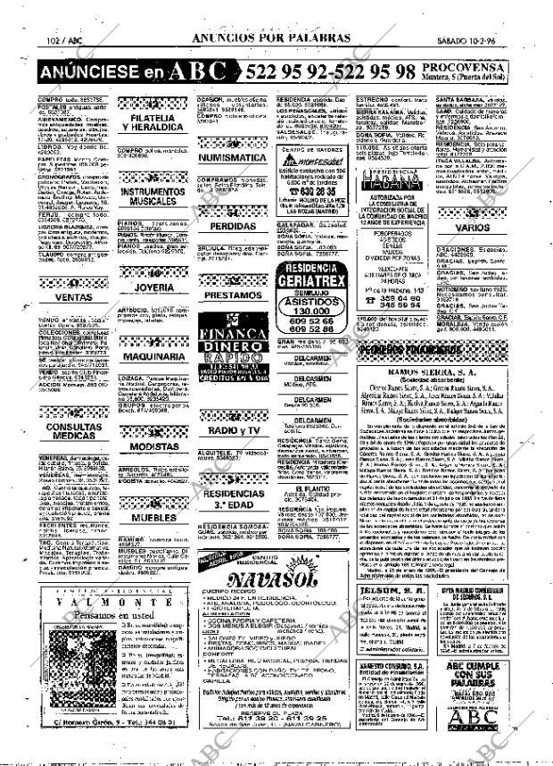 ABC MADRID 10-02-1996 página 102