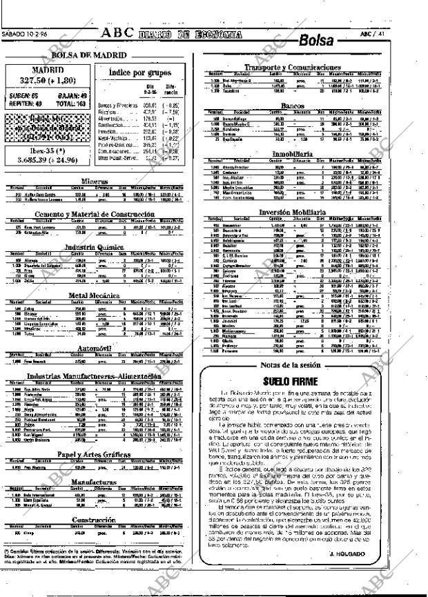 ABC MADRID 10-02-1996 página 41