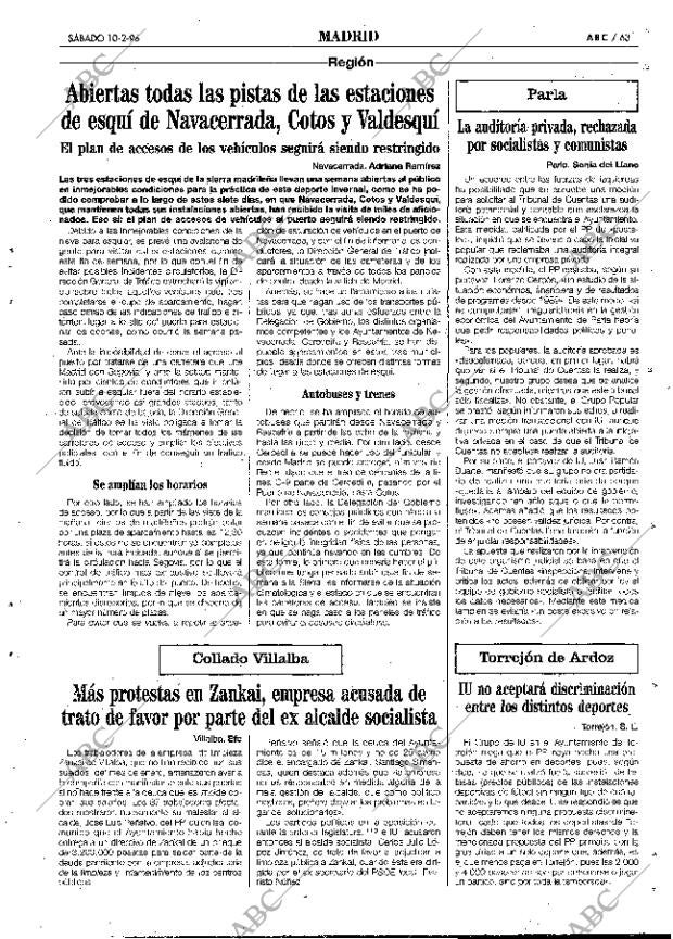 ABC MADRID 10-02-1996 página 63