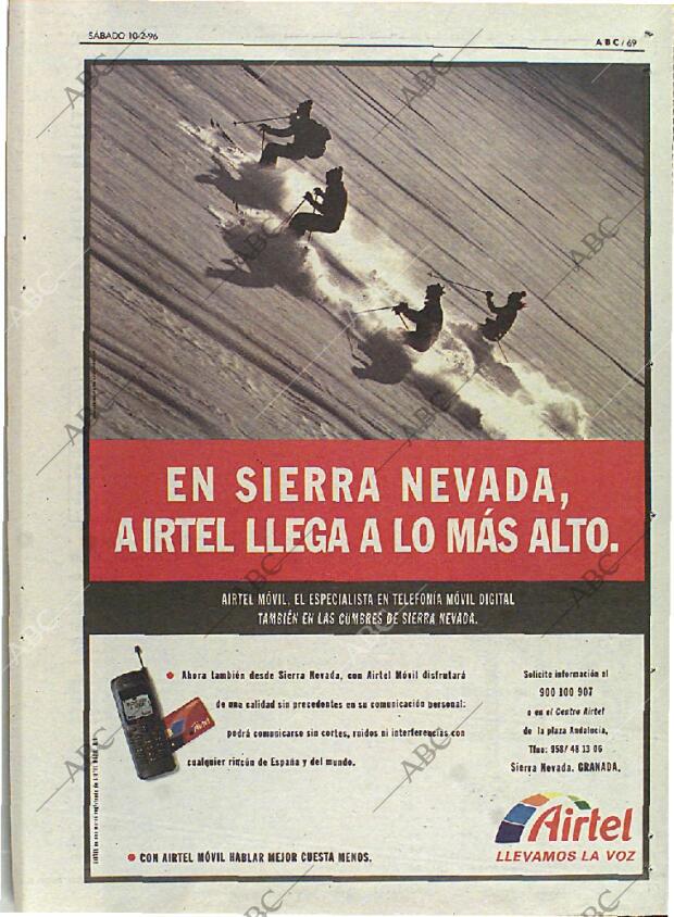 ABC MADRID 10-02-1996 página 69