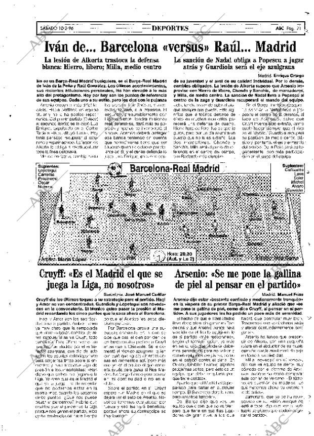 ABC MADRID 10-02-1996 página 71