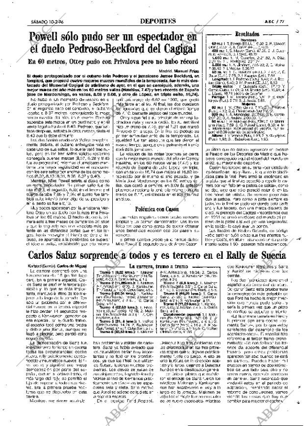 ABC MADRID 10-02-1996 página 77