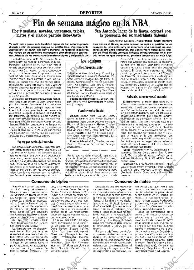 ABC MADRID 10-02-1996 página 78