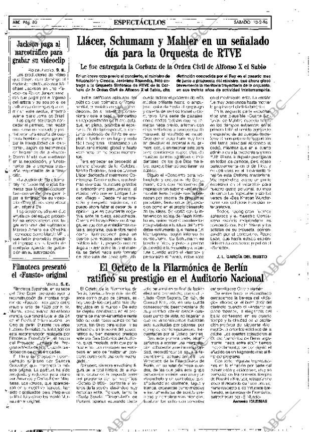 ABC MADRID 10-02-1996 página 80