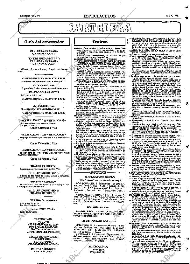 ABC MADRID 10-02-1996 página 83