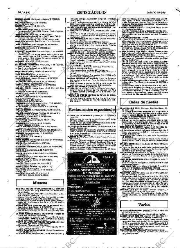 ABC MADRID 10-02-1996 página 86