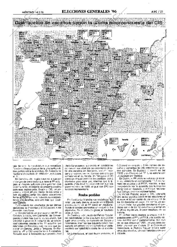 ABC MADRID 14-02-1996 página 23