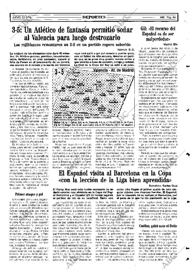 ABC SEVILLA 22-02-1996 página 83