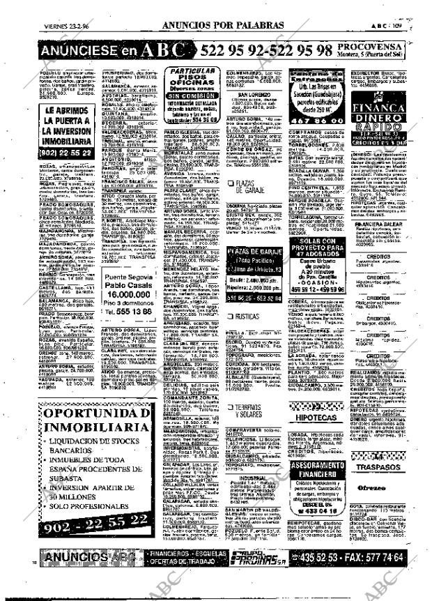 ABC MADRID 23-02-1996 página 109