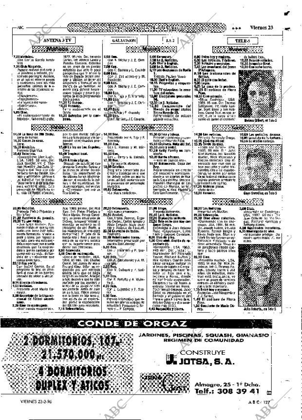 ABC MADRID 23-02-1996 página 127