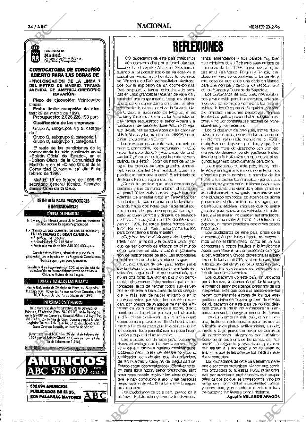 ABC MADRID 23-02-1996 página 34