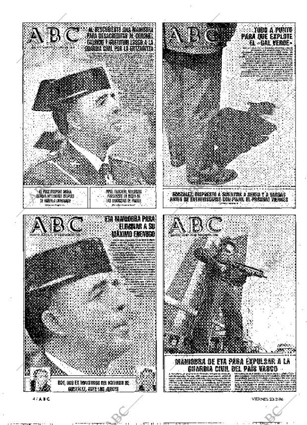 ABC MADRID 23-02-1996 página 4