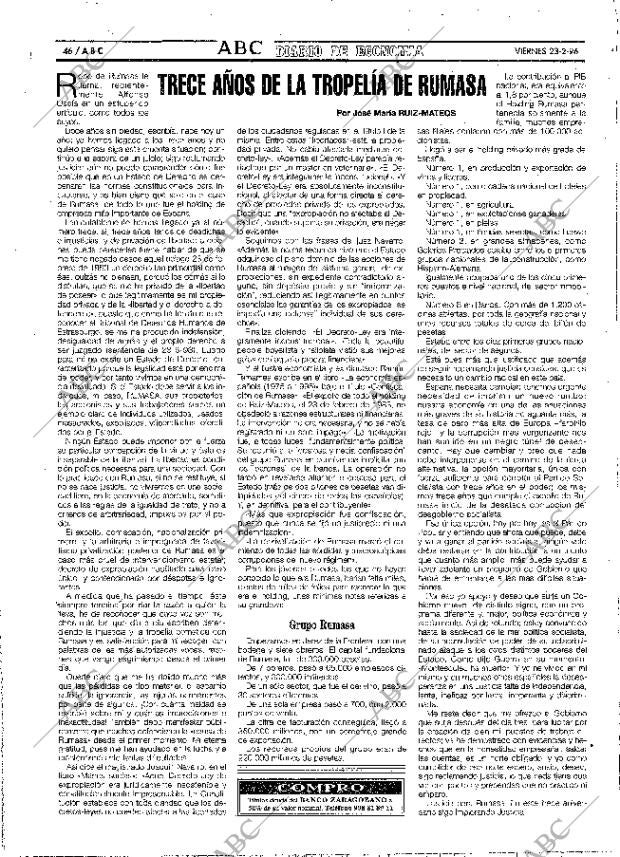 ABC MADRID 23-02-1996 página 46