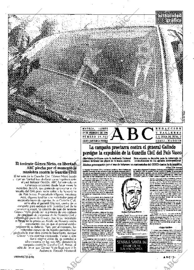 ABC MADRID 23-02-1996 página 5