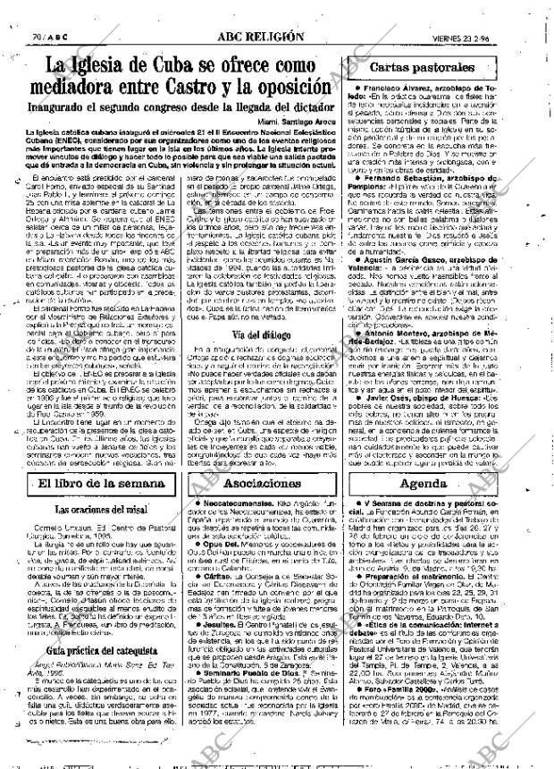 ABC MADRID 23-02-1996 página 70