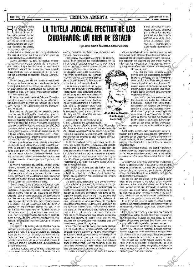 ABC MADRID 23-02-1996 página 72