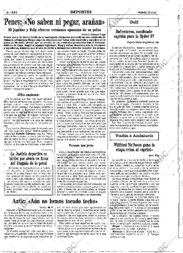 ABC MADRID 23-02-1996 página 78