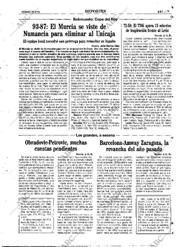 ABC MADRID 23-02-1996 página 79