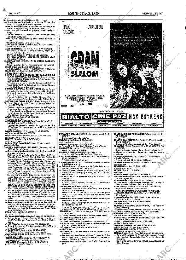 ABC MADRID 23-02-1996 página 90