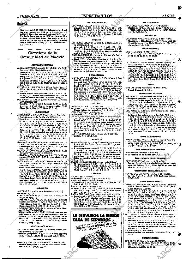 ABC MADRID 23-02-1996 página 95