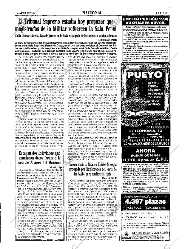 ABC SEVILLA 27-02-1996 página 29