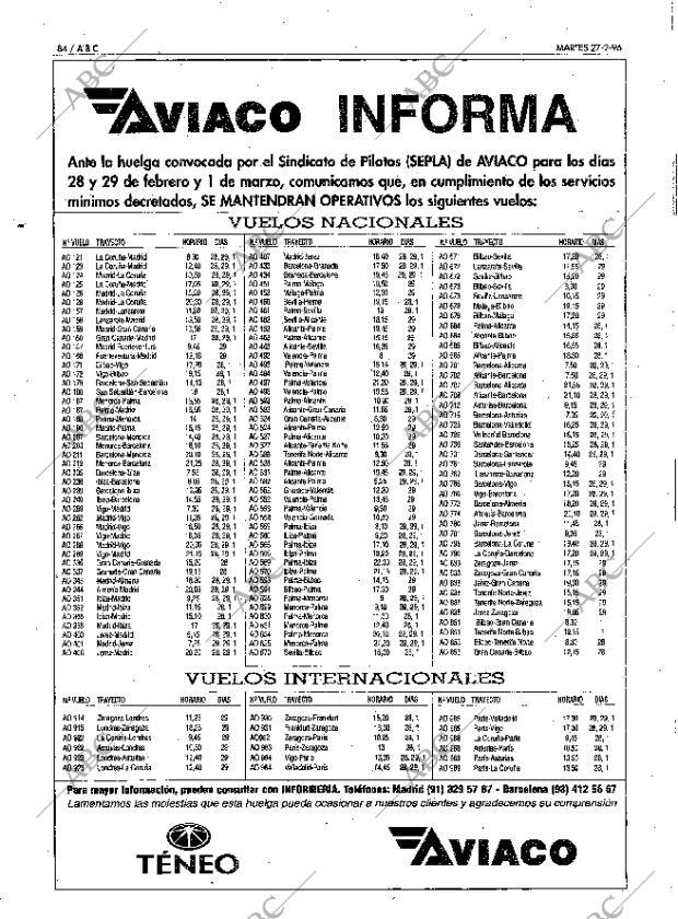 ABC SEVILLA 27-02-1996 página 84