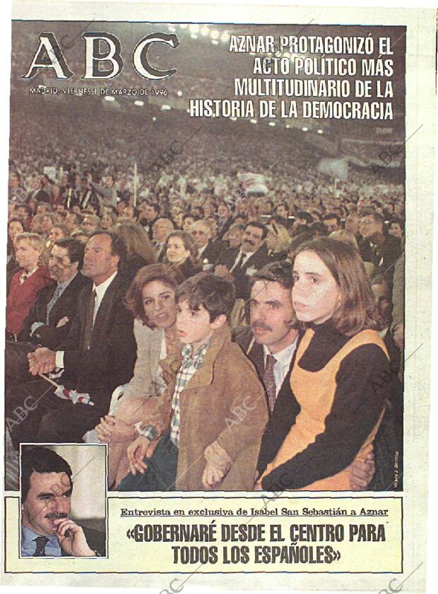 ABC MADRID 01-03-1996 página 1