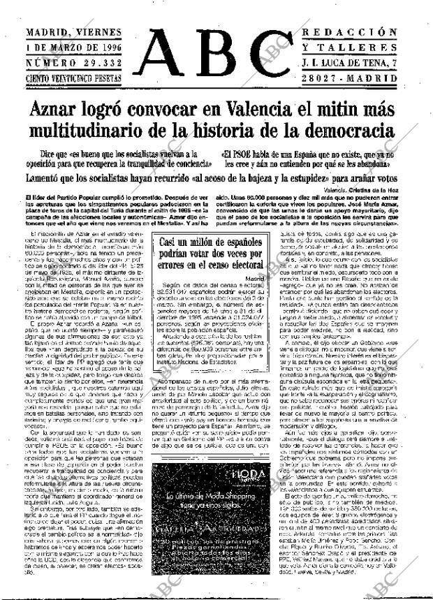 ABC MADRID 01-03-1996 página 17