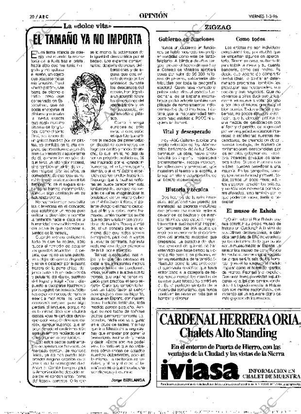 ABC MADRID 01-03-1996 página 20