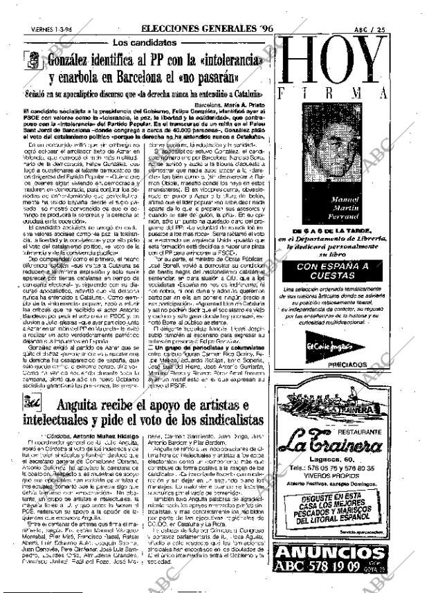 ABC MADRID 01-03-1996 página 25