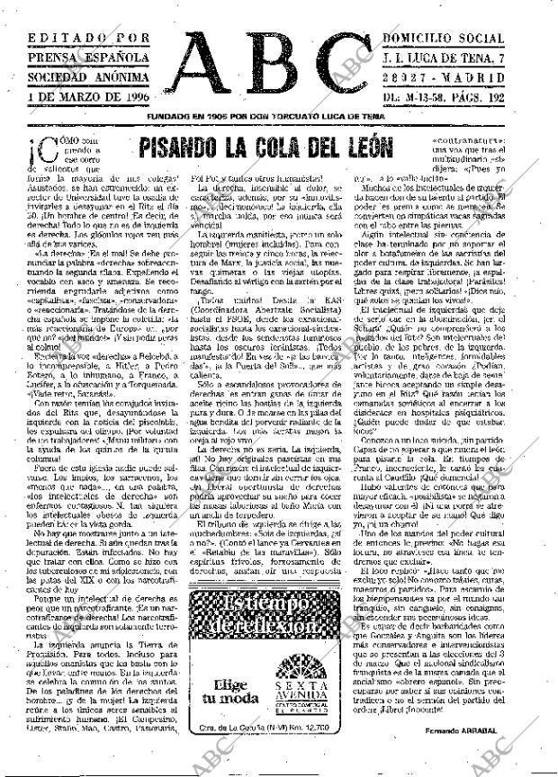 ABC MADRID 01-03-1996 página 3