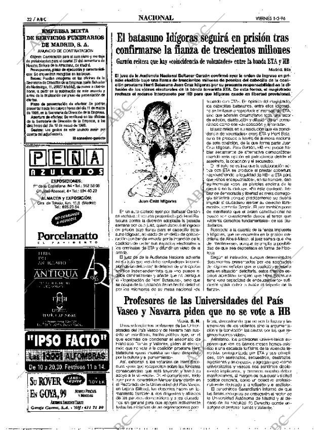 ABC MADRID 01-03-1996 página 32