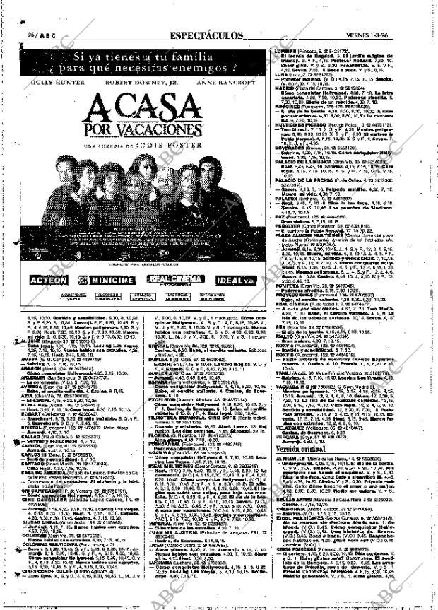 ABC MADRID 01-03-1996 página 96