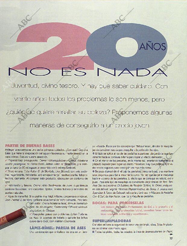 BLANCO Y NEGRO MADRID 03-03-1996 página 77
