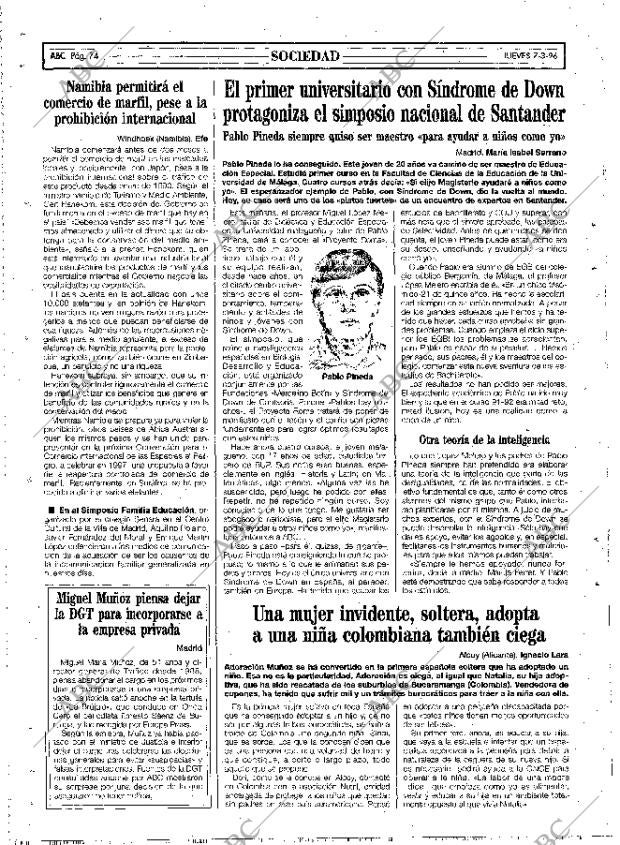 ABC MADRID 07-03-1996 página 74