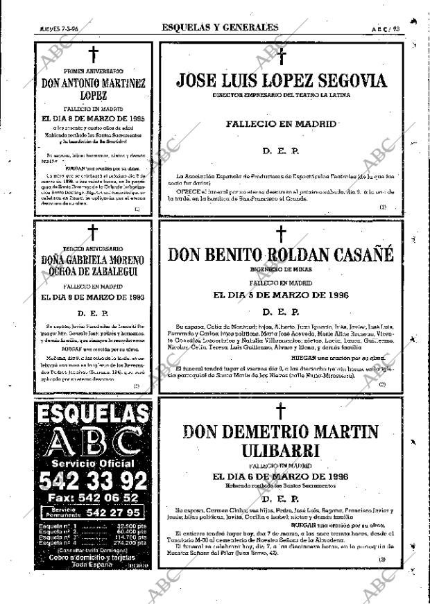 ABC MADRID 07-03-1996 página 93