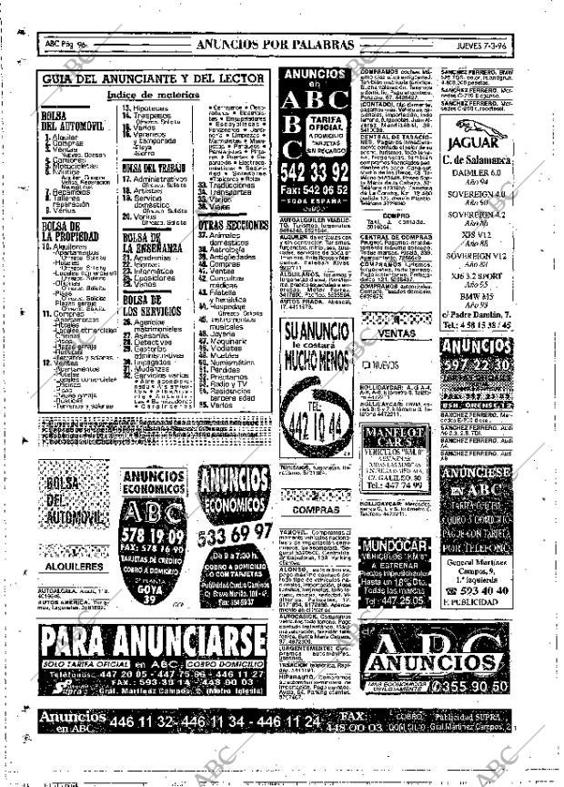ABC MADRID 07-03-1996 página 96