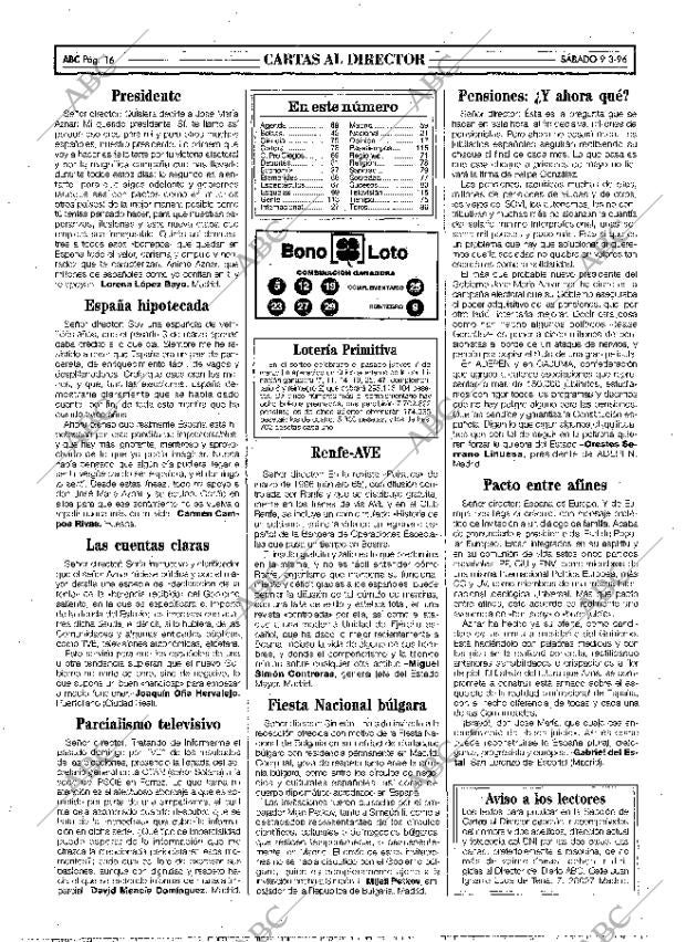 ABC MADRID 09-03-1996 página 16