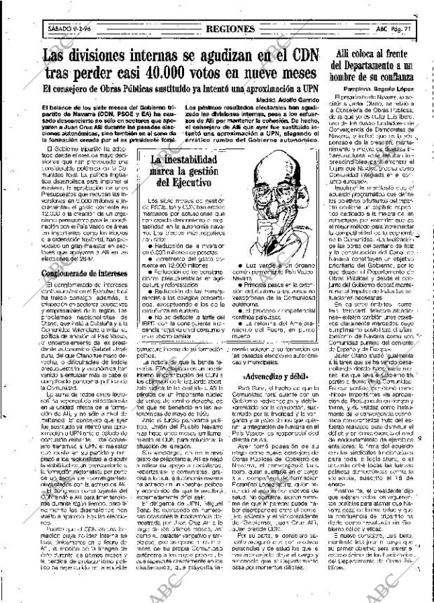 ABC MADRID 09-03-1996 página 71