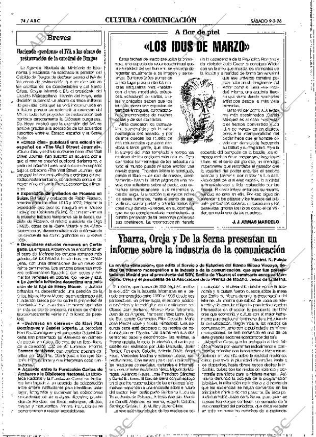 ABC MADRID 09-03-1996 página 74