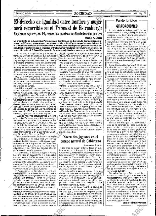 ABC MADRID 09-03-1996 página 77