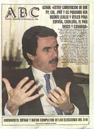 ABC MADRID 10-03-1996 página 1