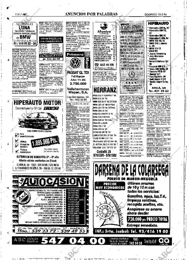 ABC MADRID 10-03-1996 página 118