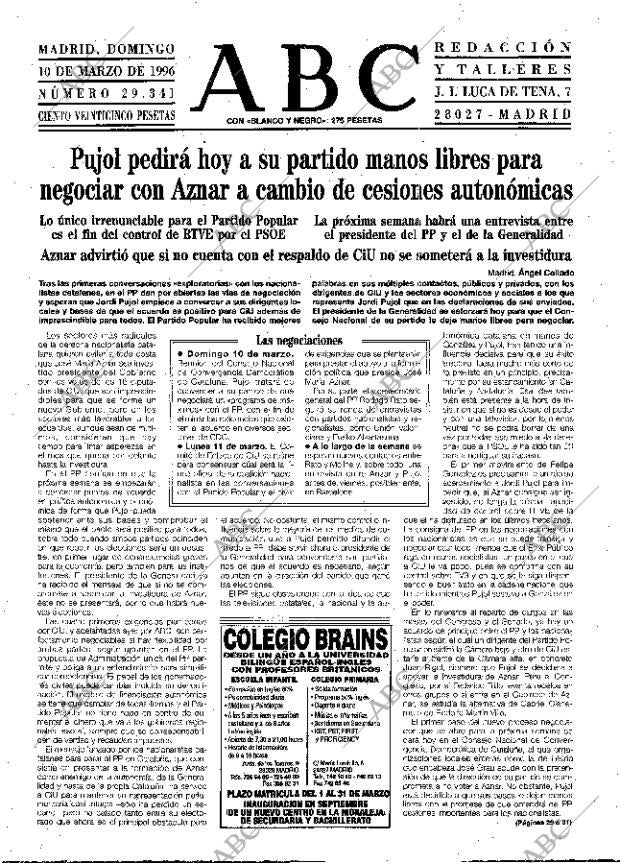 ABC MADRID 10-03-1996 página 23