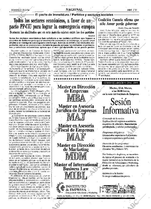ABC MADRID 10-03-1996 página 31