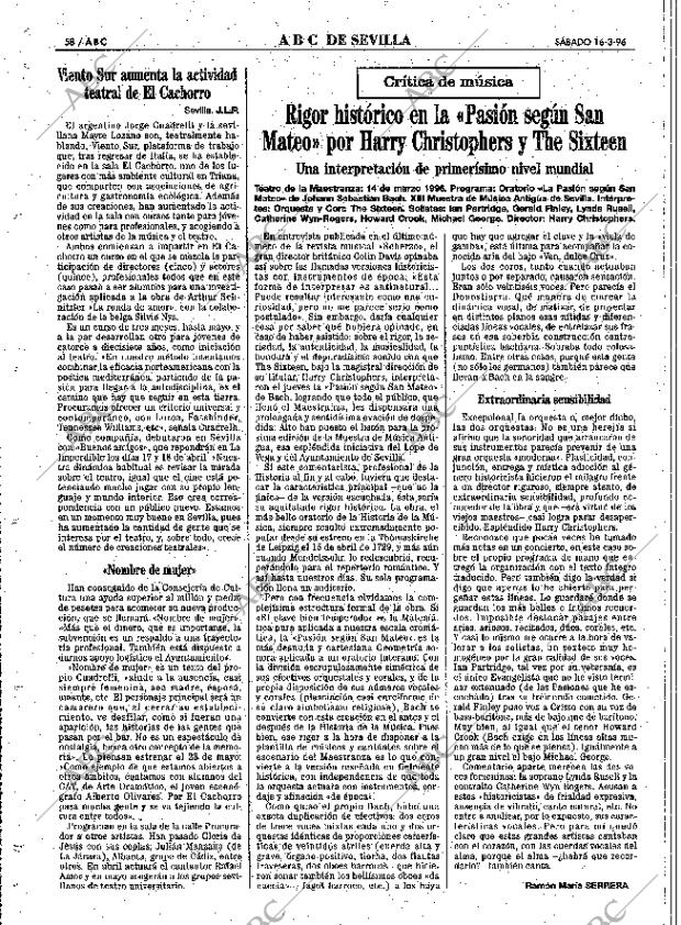 ABC SEVILLA 16-03-1996 página 58