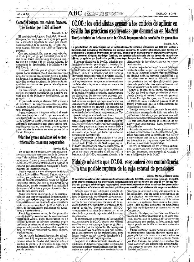 ABC SEVILLA 16-03-1996 página 66