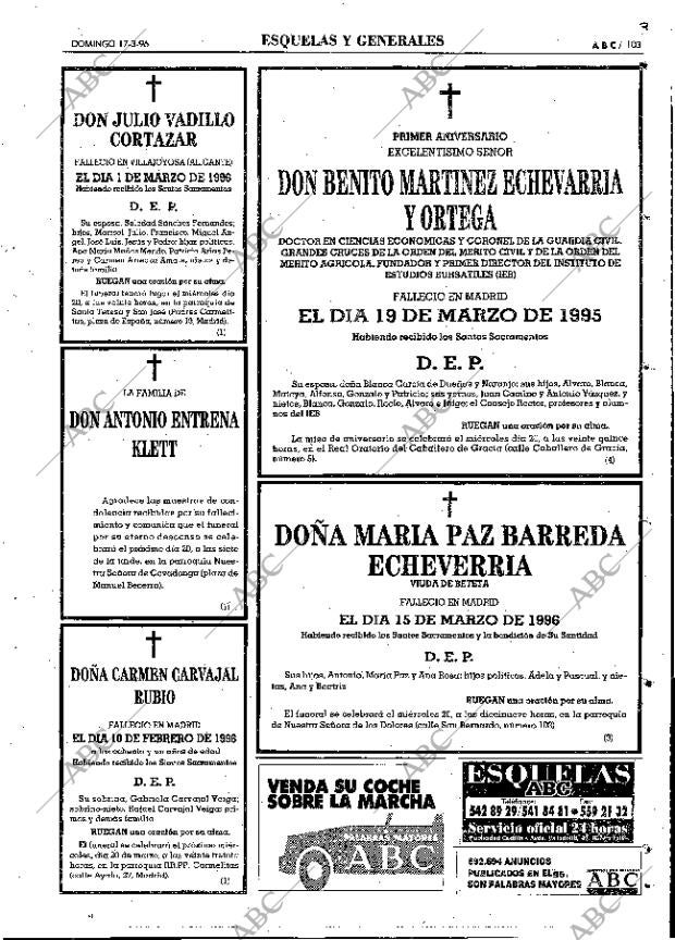 ABC MADRID 17-03-1996 página 103