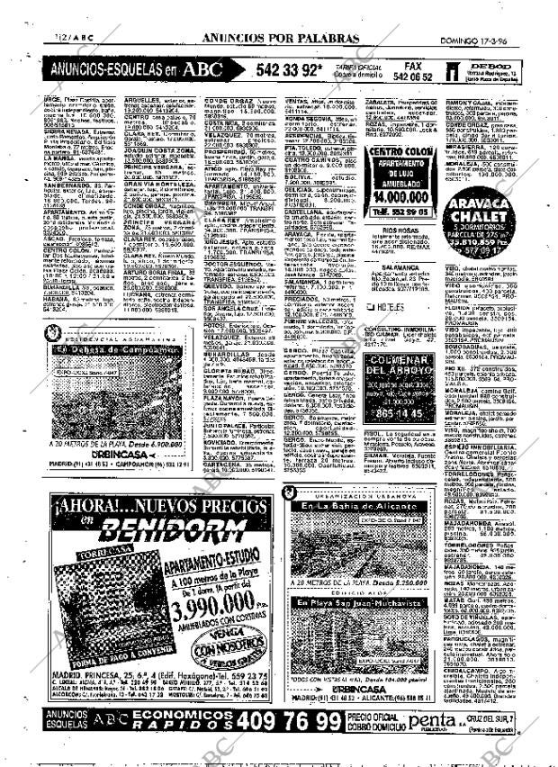 ABC MADRID 17-03-1996 página 112