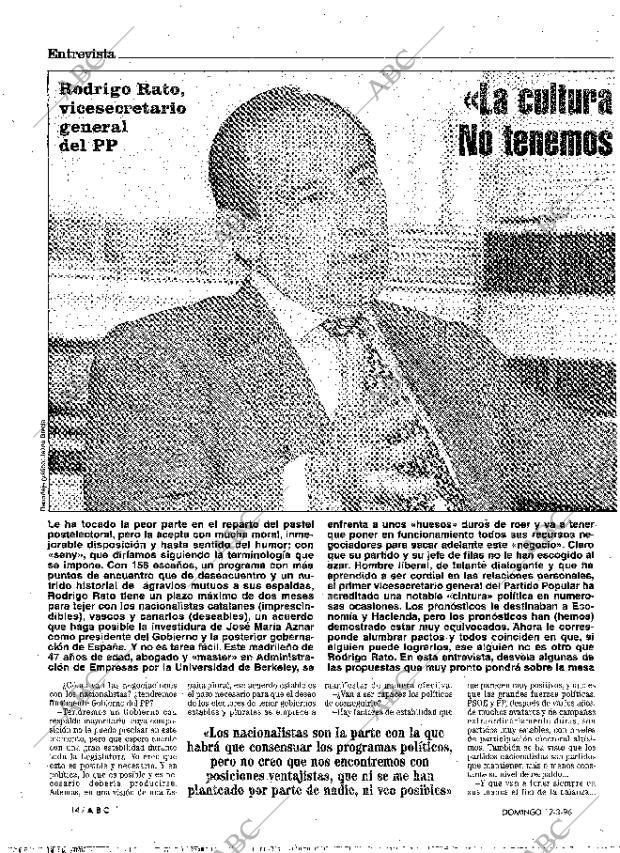 ABC MADRID 17-03-1996 página 14